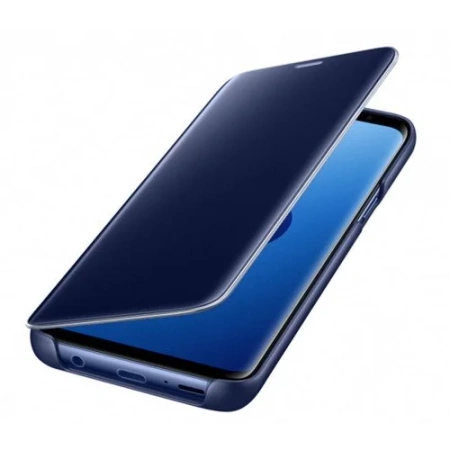 Samsung Galaxy S9 Clear View Standing Phone Case - blue [OUTLET]