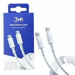 USB-C to USB-C cable 3mk Hyper Silicone Cable 3A 60W - 1 m