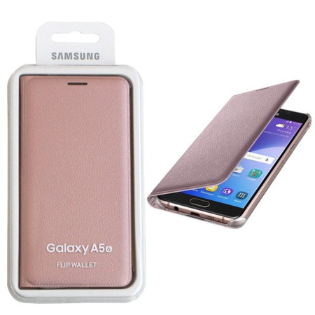 Samsung Galaxy A5 2016 Flip Wallet phone case - pink