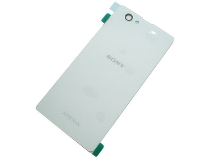 Sony Xperia Z1 Compact battery flap with adhesive - white