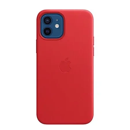 Apple iPhone 12/ 12 Pro Leather Case MagSafe - Red (Scarlet)