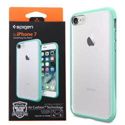 Apple iPhone 7/ 8 Spigen Ultra Hybrid case 042CS20447 - transparent with mint frame