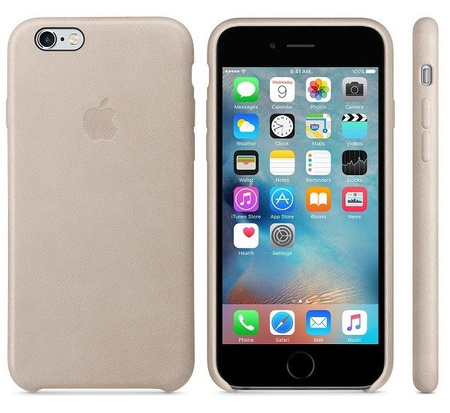 Apple iPhone 6 Plus/ 6S Plus leather case - beige