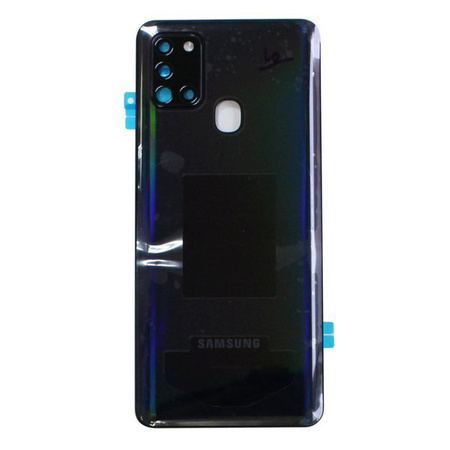 Samsung Galaxy A21S battery door flap - black