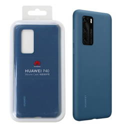 Huawei P40 silicone case Silicon Case 51993721 - blue