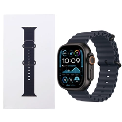 Pasek Apple Watch 42/ 44/ 45/ 49 Ultra Ocean Band - czarny (Black)