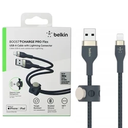 USB to Lightning Boost Charge Pro Flex 3m cable - blue