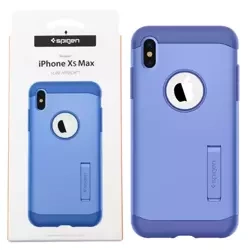 Etui Spigen Slim Armor do Apple iPhone Xs Max -  niebieskie (Violet)