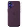 Apple iPhone 16 Silicone Case MagSafe - Purple (Plum)