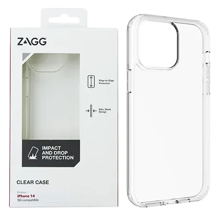 Case for Apple iPhone 14 Zagg Clear Case - transparent