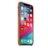 Apple iPhone XS Max etui skórzane Leather Case MRWV2ZM/A - brązowe (Saddle Brown)