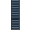 Apple Watch 38/ 40/ 41 mm Leather Link S/M strap - blue (Baltic Blue)