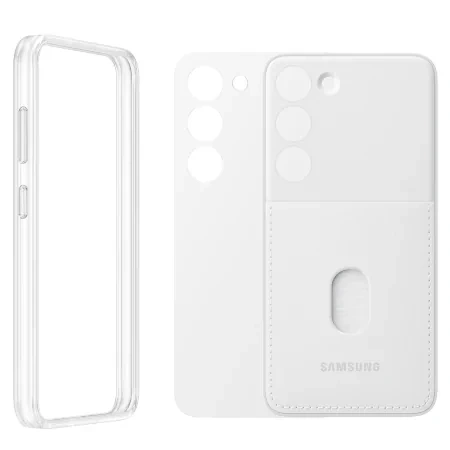 Etui Samsung Galaxy S23 Frame Case - białe 