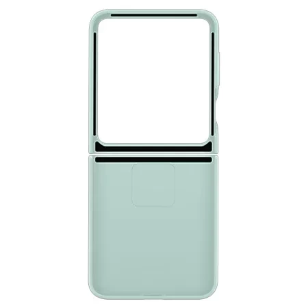 Samsung Galaxy Z Flip6 Silicone Phone Case with Ring - Mint