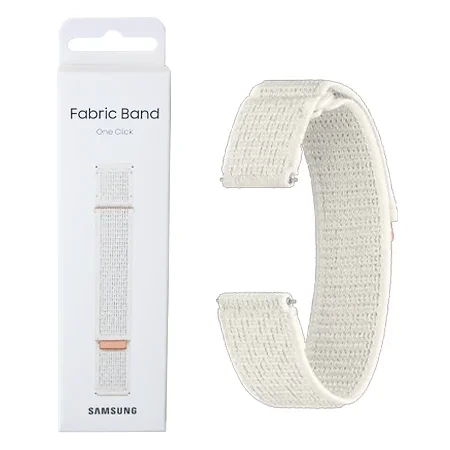 Strap for Samsung Galaxy Watch 4/ 4 Classic/ 5/ 5 Pro/ 6/ 6 Classic Fabric Band One Click 20 mm M/L - Sand (Sand)