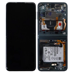 Dynamic AMOLED LCD display for Samsung Galaxy Z Flip3 5G original - green