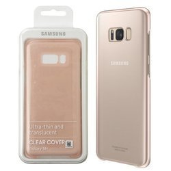 Samsung Galaxy S8 Plus etui Clear Cover EF-QG955CPEGWW - transparentny różowy