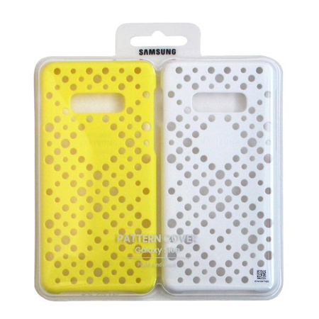 Samsung Galaxy S10e Pattern Cover phone case - yellow and white