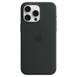 Apple iPhone 15 Pro Max Silicone Case MagSafe - black
