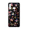 Huawei P30 Lite plastic PC Case 51993073 - black with floral pattern