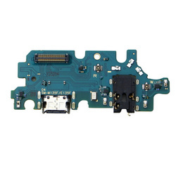 Samsung Galaxy M13 board with USB-C charging connector + headphone connector + microphone