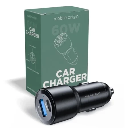 Mobile Origin Car Charger 60W - black