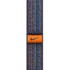 Strap for Apple Watch 42/ 44/ 45/ 49 Ultra/ Ultra 2 Nike Sport Loop - Blue (Game Royal/Orange)