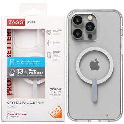 Etui na telefon Apple iPhone 14 Pro Max Zagg Gear4 Crystal Palace Snap MagSafe - transparentne