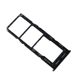 Szufladka kart SIM i karty pamięci micro-SD do Samsung Galaxy A04s oryginalna - czarna
