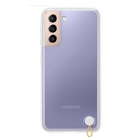 Samsung Galaxy S21 Plus etui Clear Protective Cover EF-GG996CWEGWW - transparentne z białą ramką