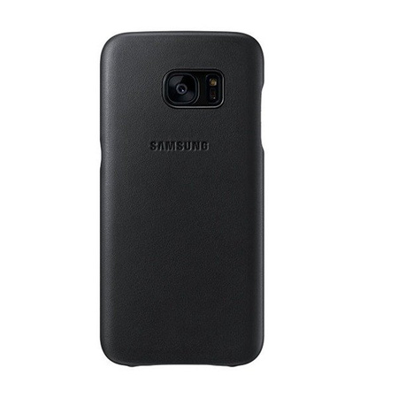 Etui na telefon Samsung Galaxy S7 edge Leather Cover - czarne [OUTLET]