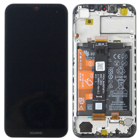 Huawei Y5 2019 LCD display with battery - black