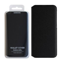 Samsung Galaxy A20e Wallet Cover phone case - black