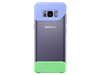 Samsung Galaxy S8 2Piece Cover phone case - purple and green