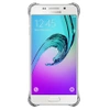 Etui na telefon Samsung Galaxy A3 2016 Clear Cover - transparentne z srebrną ramką