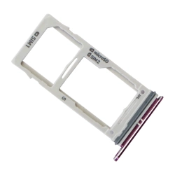 SIM card and micro-SD memory card drawer for Samsung Galaxy S9 Dual SIM original - purple