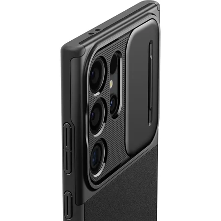 Spigen Optik Armor Samsung Galaxy S24 Ultra phone case - black