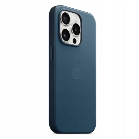 Apple iPhone 15 Pro FineWoven Case MagSafe case - blue (Pacific Blue)