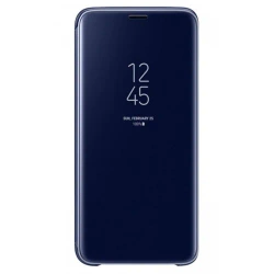 Samsung Galaxy S9 Clear View Standing Phone Case - blue [OUTLET]