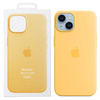 Apple iPhone 14 Silicone Case MagSafe - Yellow (Sunglow)