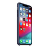 Apple iPhone XS Max etui silikonowe MRWG2ZM/A  - granatowe (Midnight Blue)