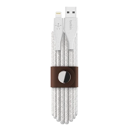 Belkin DuraTek Plus Lightning cable 3 m - white