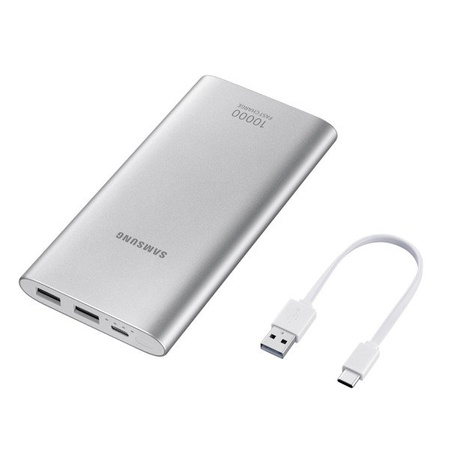 Samsung Fast Charge 10000 mAh powerbank - silver