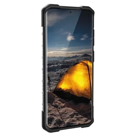 Samsung Galaxy S20 UAG Plasma phone case - transparent with black frame