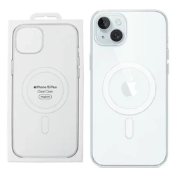 Case for Apple iPhone 15 Plus Clear Case MagSafe - transparent