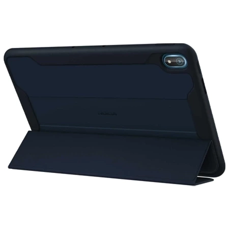 Nokia T20 Rugged Flip Cover Tablet Case - Blue (Dark Blue)