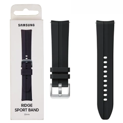 Strap for Samsung Watch/ Watch 3/ Watch Active/ Watch Active 2 22 mm Ridge Sport Band M/L - black