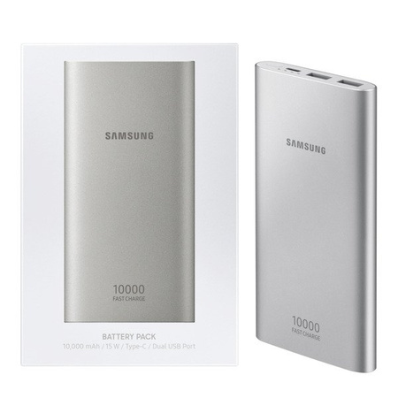 Samsung Fast Charge 10000 mAh powerbank - silver