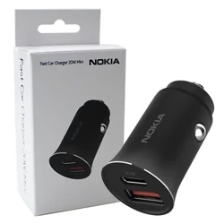 Ładowarka samochodowa Nokia Fast Car Charger Mini 20W - czarna