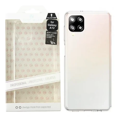 Samsung Galaxy A12 Just Must Soft Phone Case - transparent